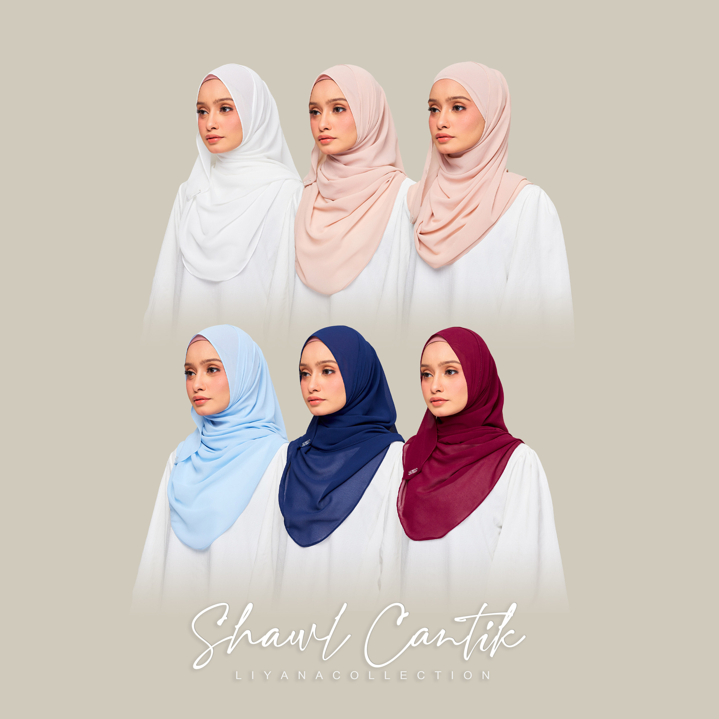 LYC tudung shawl cantik
