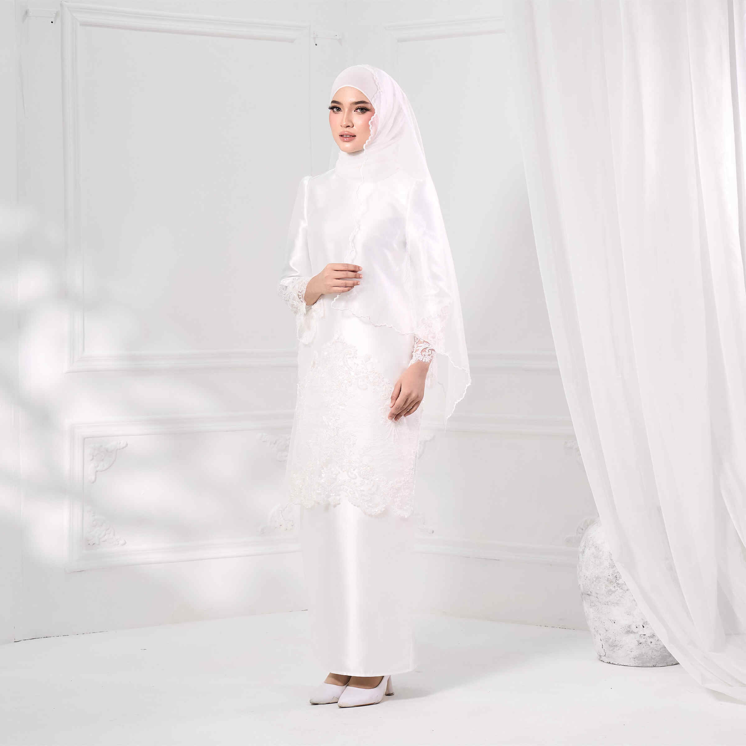 Nuha In White