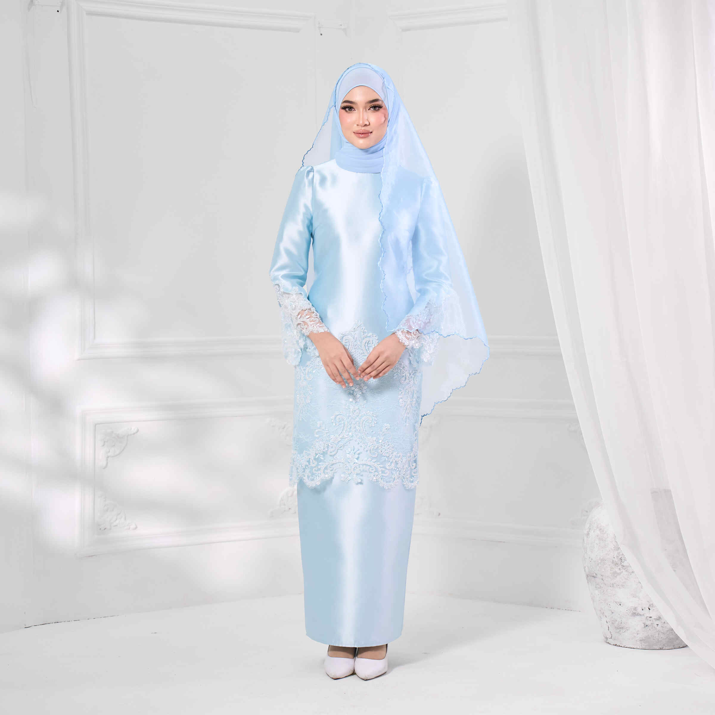 Nuha in Baby Blue