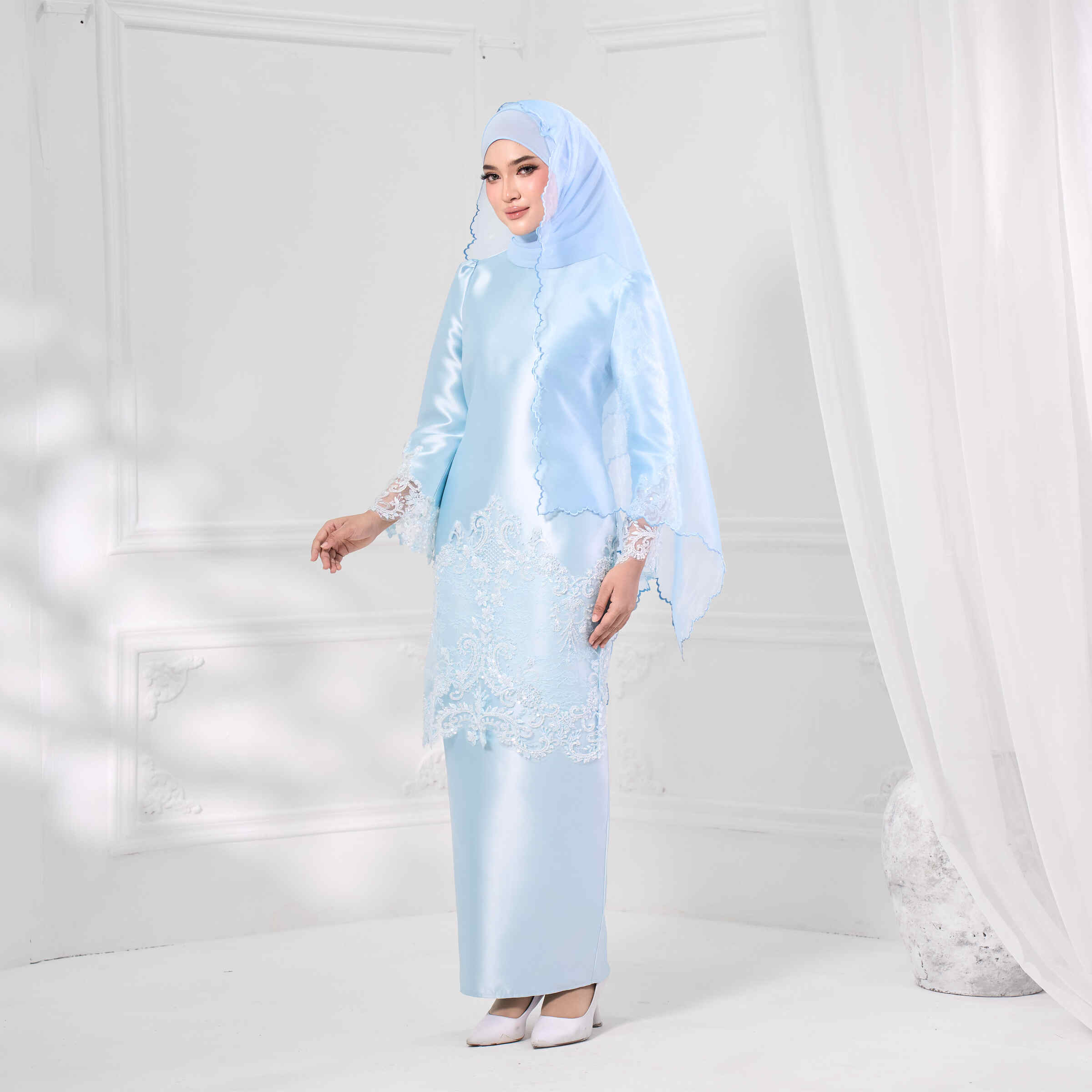 Nuha in Baby Blue