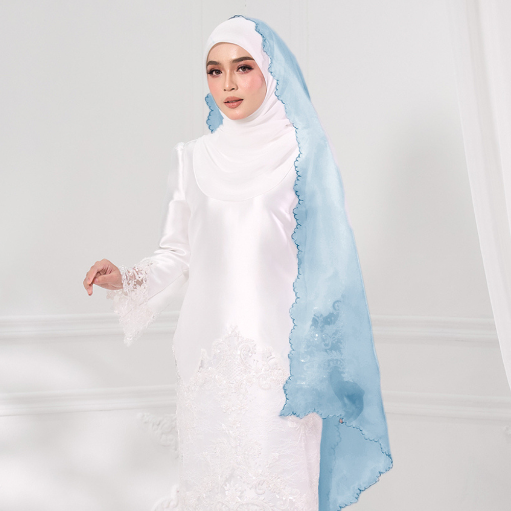 Organza Teal