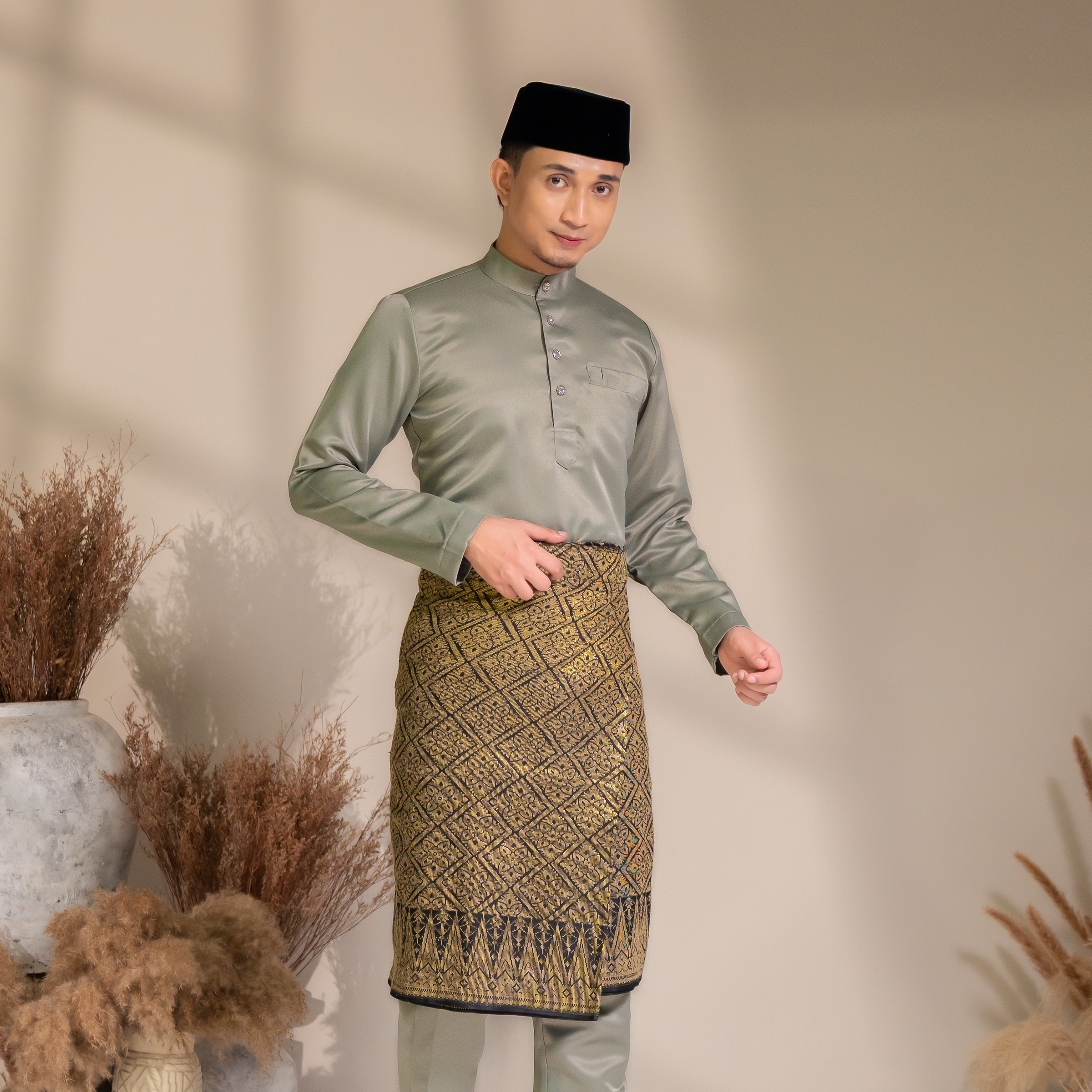 Arjuna in Sage Green