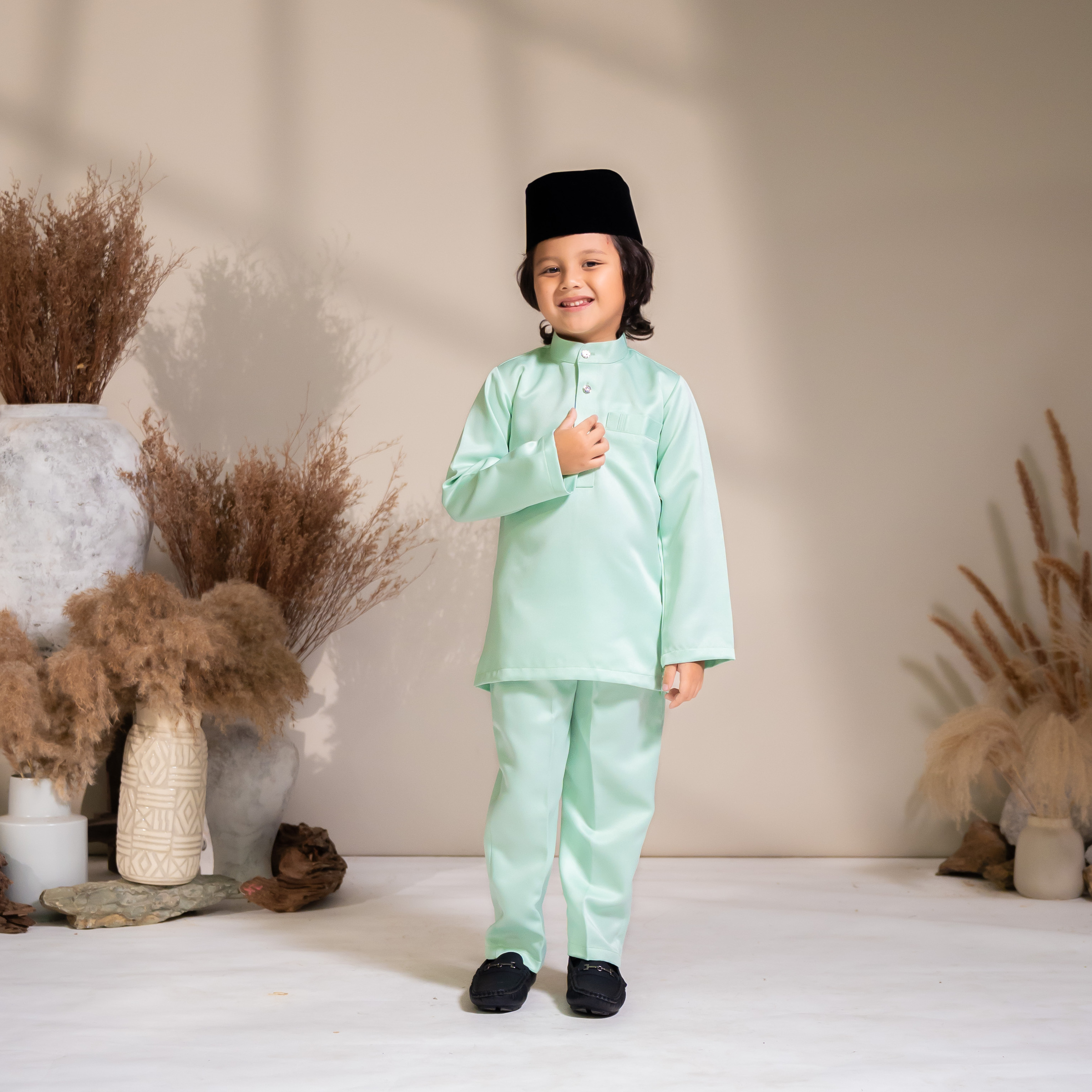 Arjuna Kids in Mint Green
