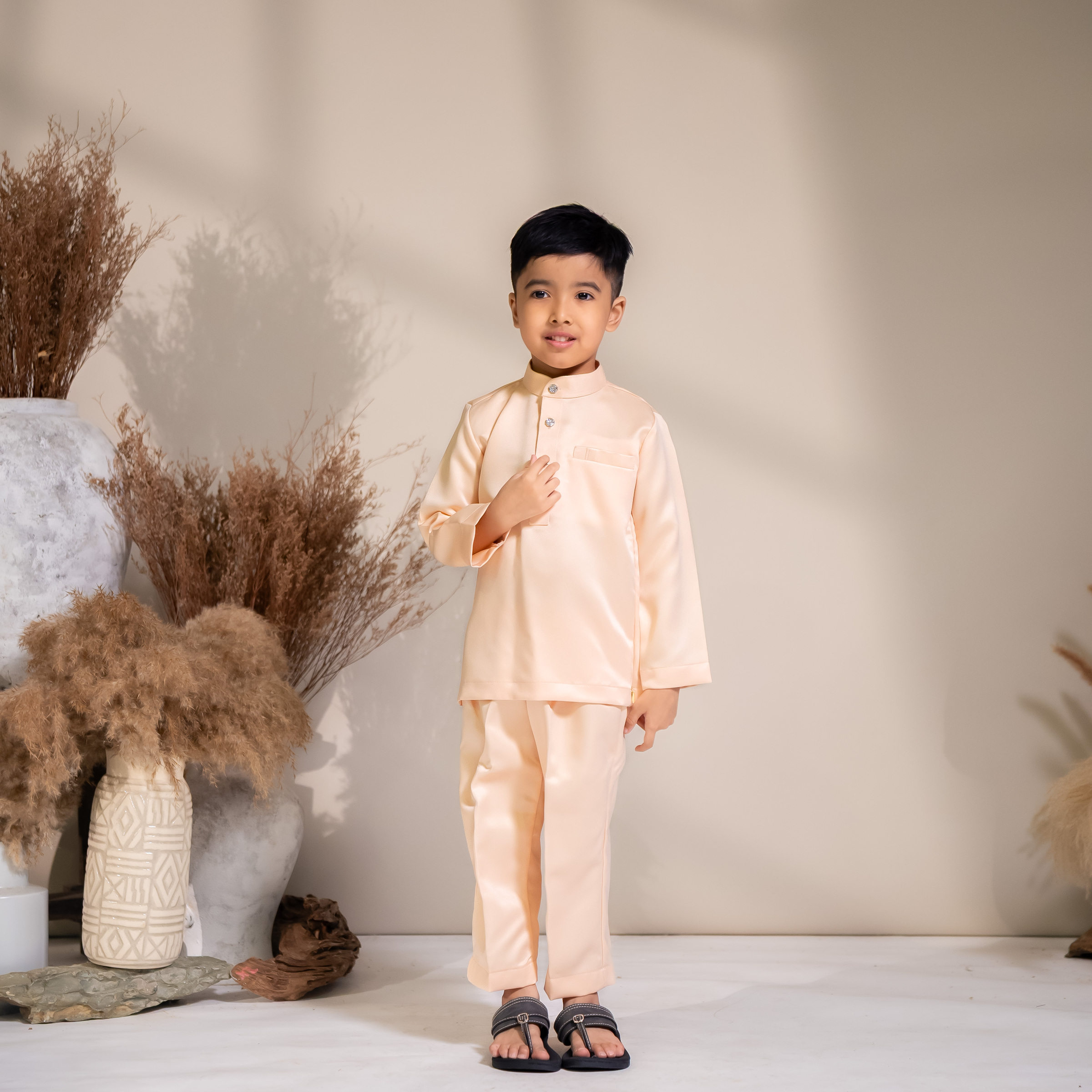 Arjuna Kids in Soft Apricot