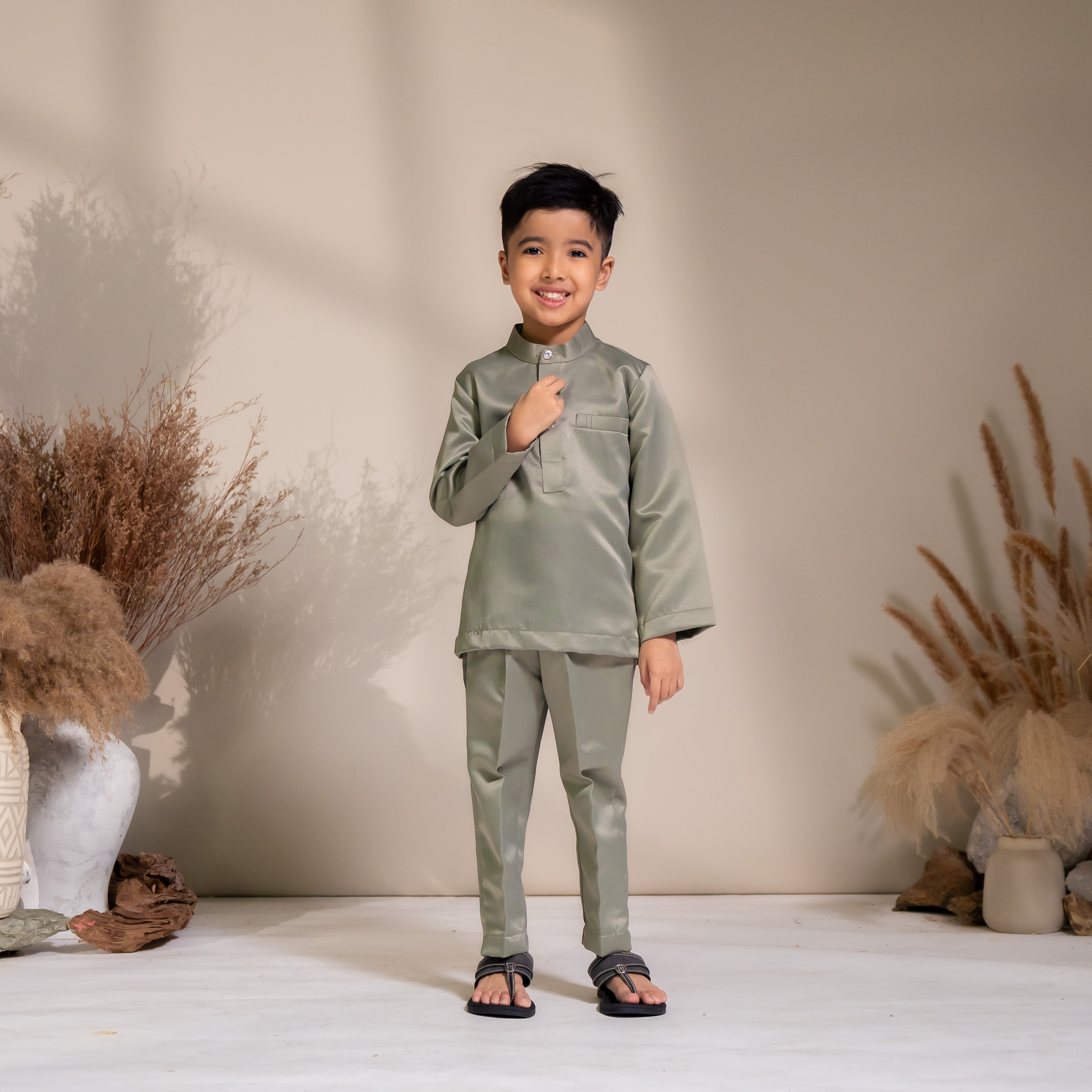 Arjuna Kids in Sage Green