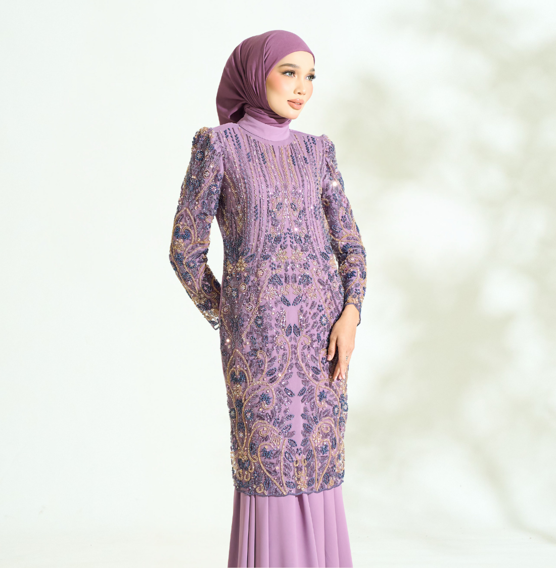 Qasrina Exclusive in Dusty Purple