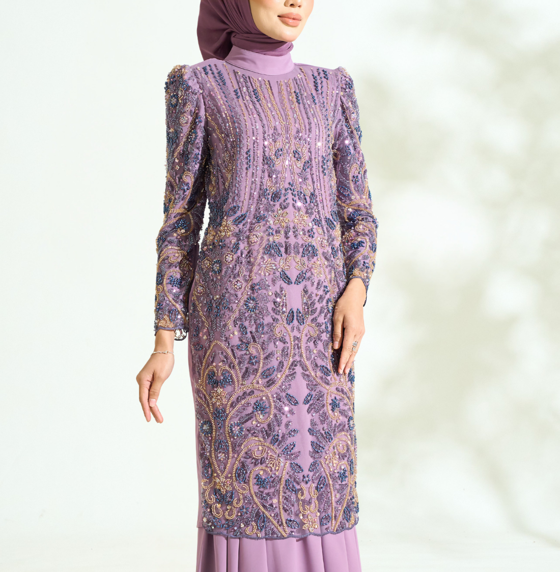 Qasrina Exclusive in Dusty Purple