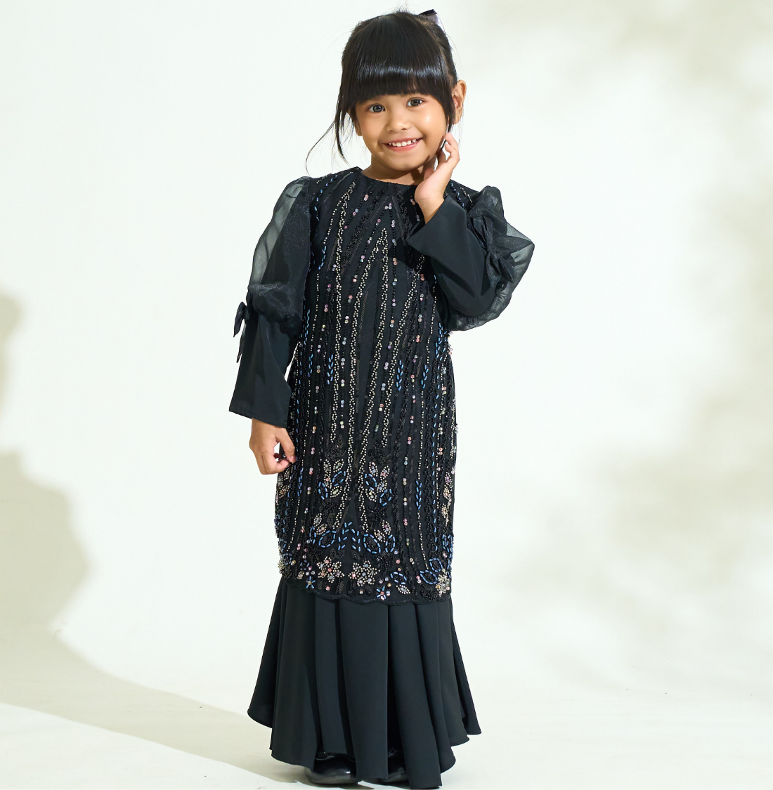 Qasrina Kids in Rich Black