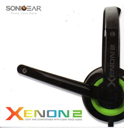 Sonicgear Xenon 2 Stereo Headphones with Mic For Smartphones and Tablets |  High quality ear cushions – Homi2u Komputer & Ninja Van Masjid Tanah