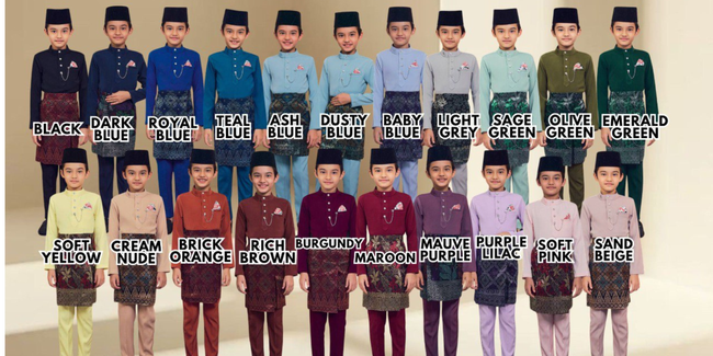 Rqal Exclusive | BAJU MELAYU D'MAHKOTA -  KIDS EDITION