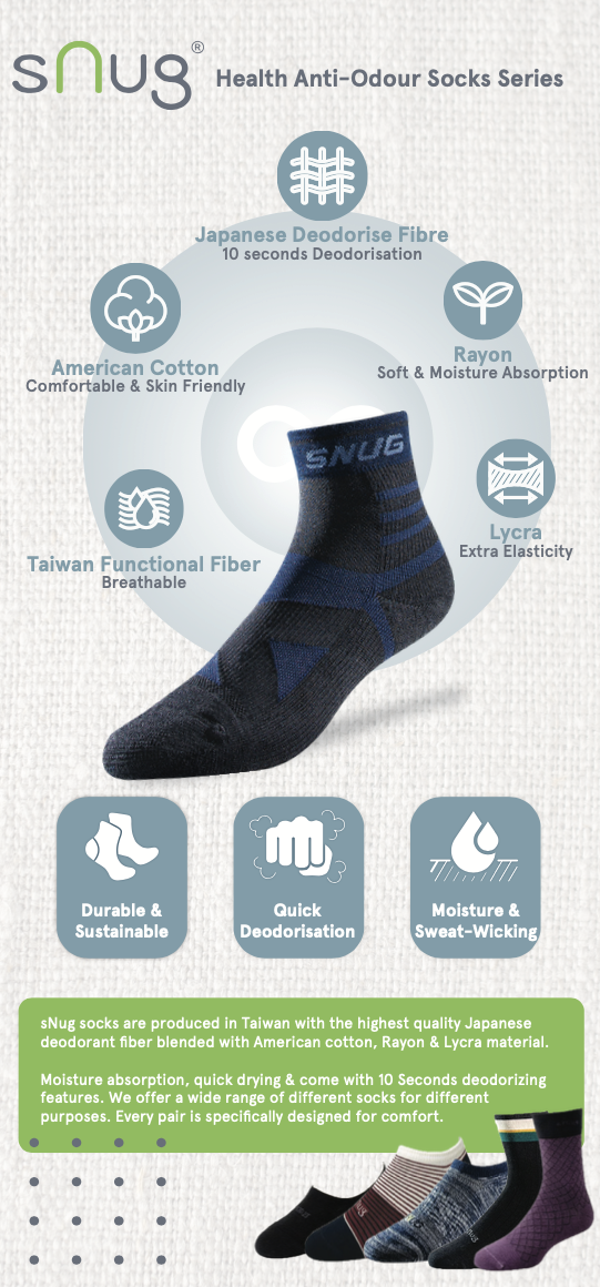 sNug Unisex Five-toed Healthy Cushion Sports Boat Socks 极速五指