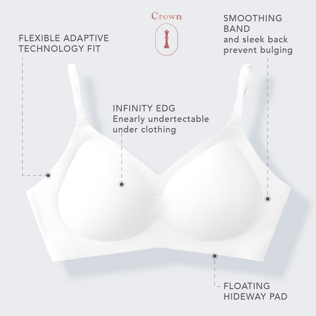 Crown Black Seamless Bra / Crown 低調黑色系– Crownglobal