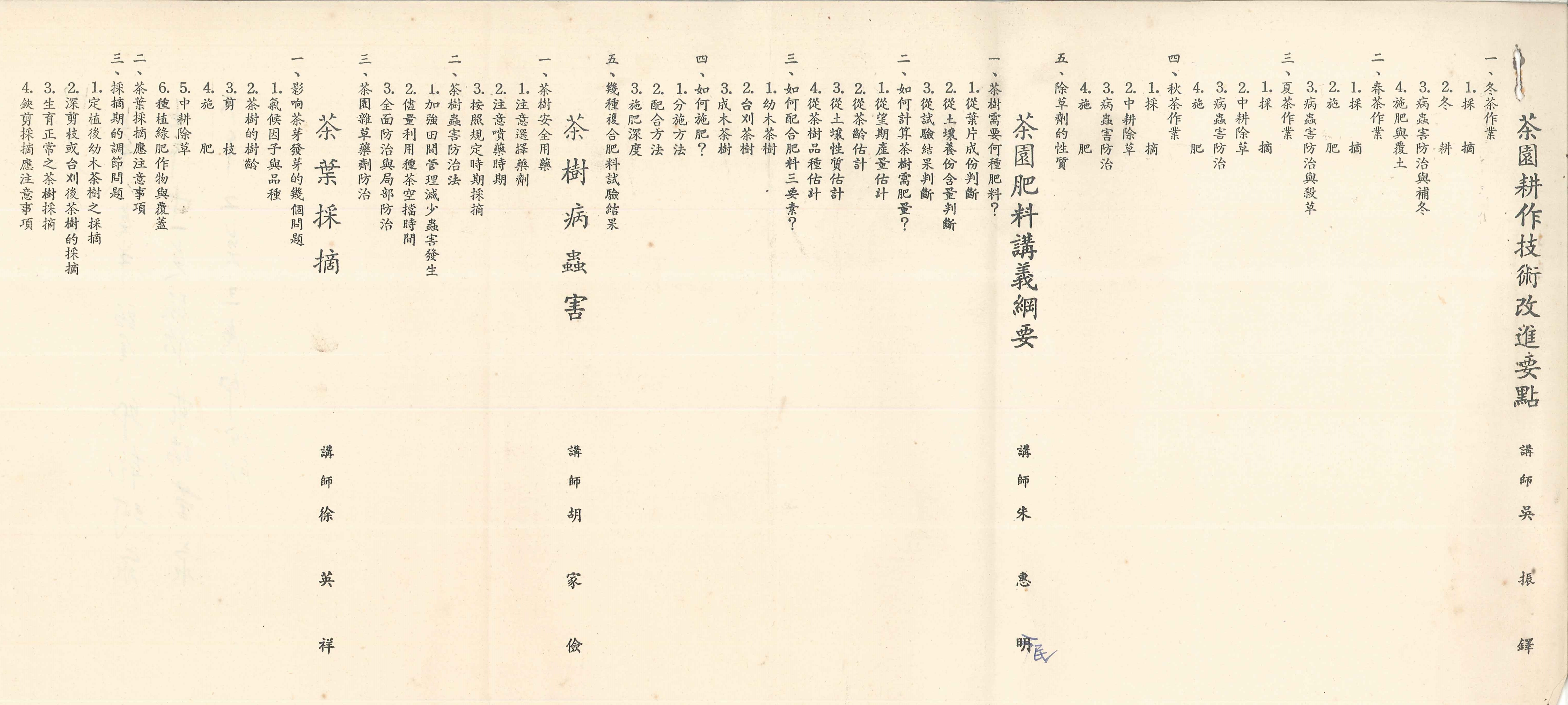 民國60年機械化採茶計畫