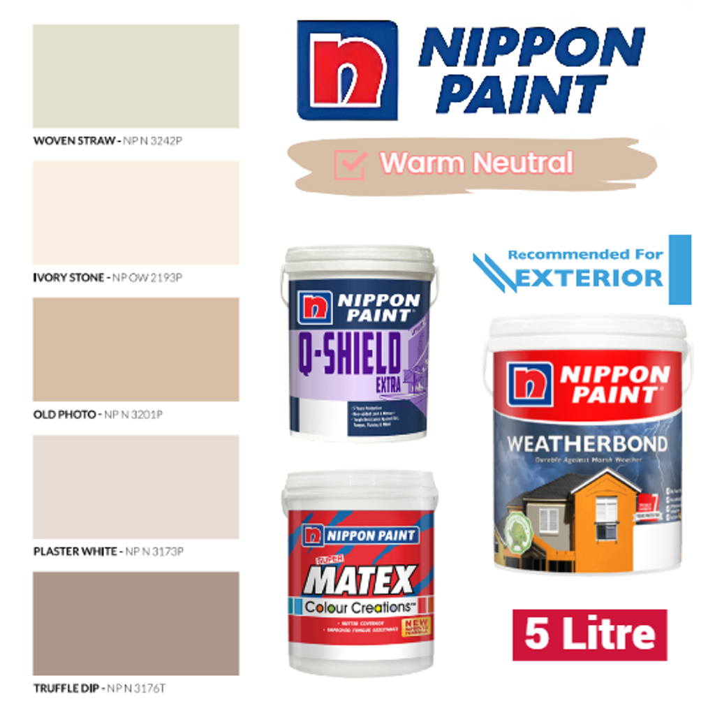 Nippon Exterior Paint WeatherbondQ-ShieldMatex - Warm Neutral & Brown Collection_1