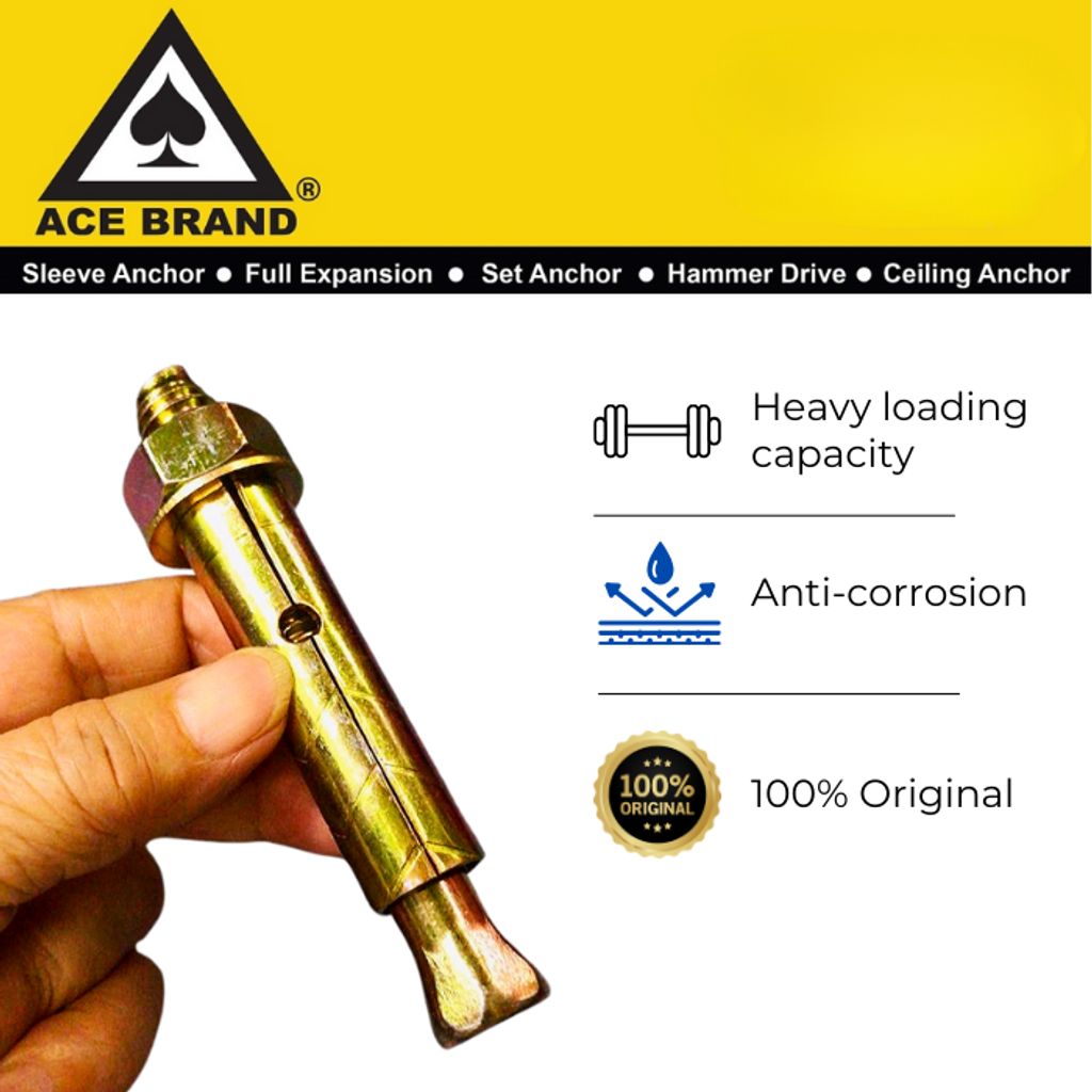 ACE Brand Sleeve Anchor Wall Plug - PJ 2