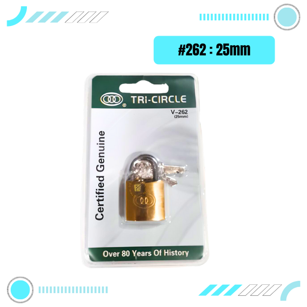 Tri-Circle Padlock 5