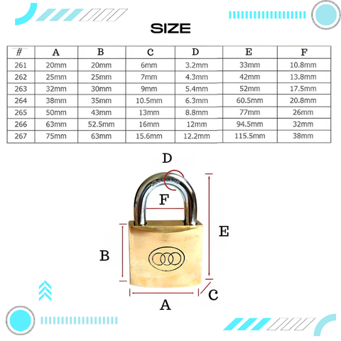 Tri-Circle Padlock 2