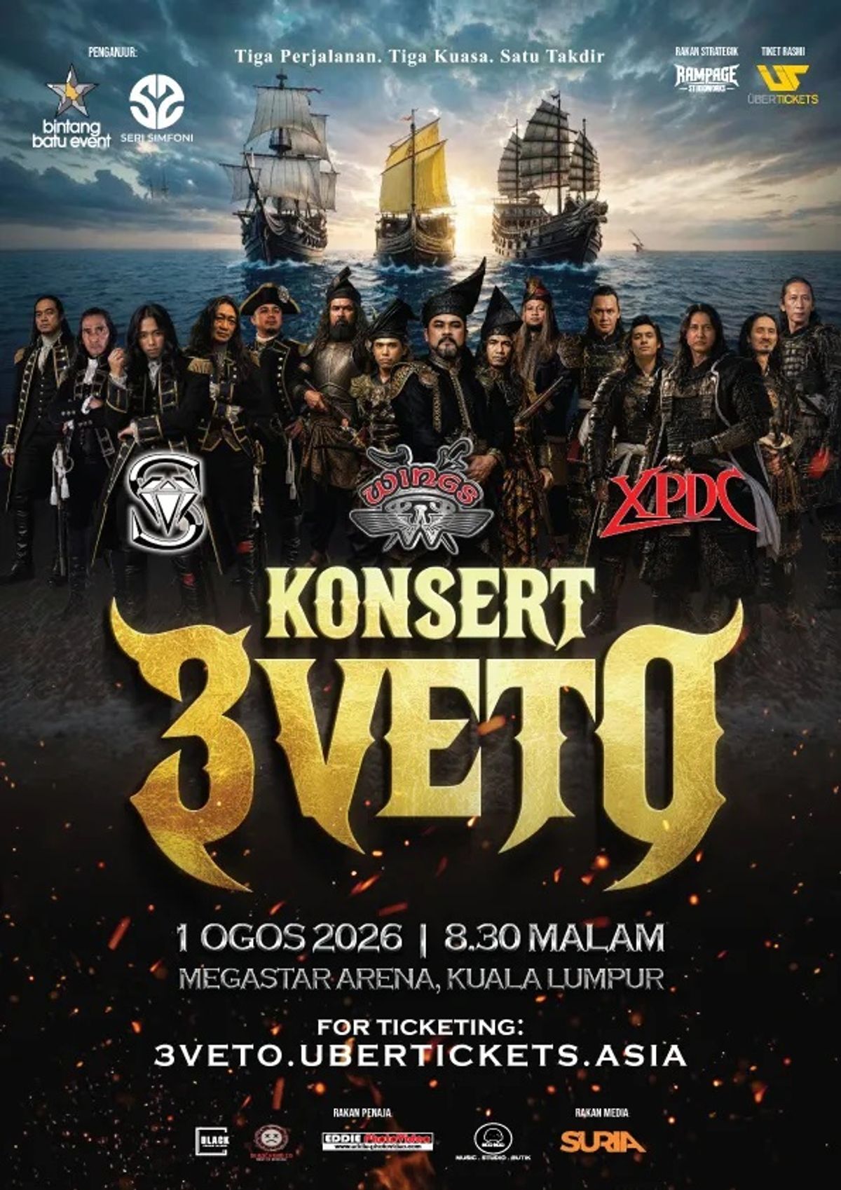 Konsert 3 Veto (XPDC, Wings, Search)