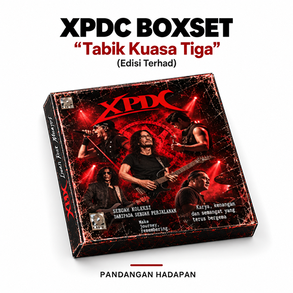 Pandangan hadapan boxset