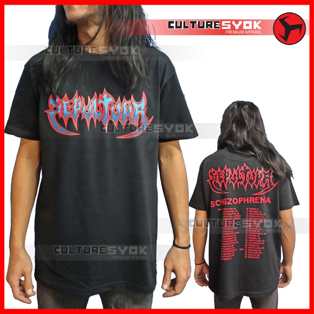 Sepultura SchizoLOGO Mockup metaltshirt bandtshirt