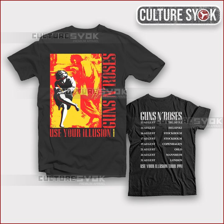 GnR use your illusion Rock tshirt