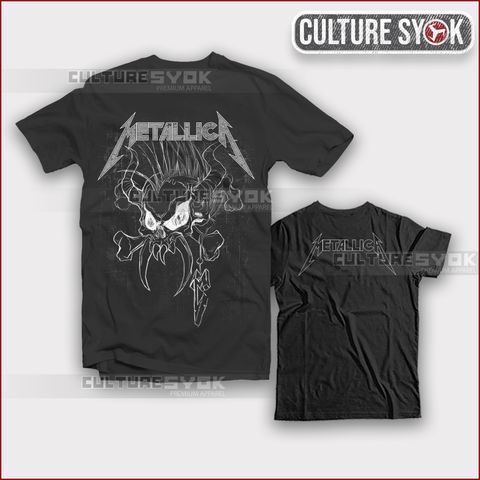 Metallica Scary Skull tshirt Metal Rock template