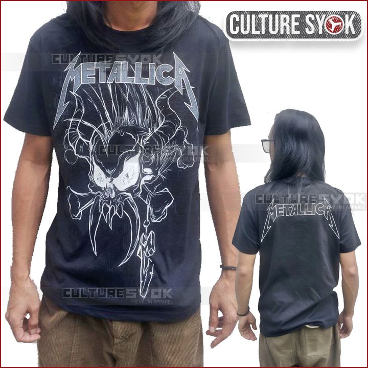 Metallica Scary Skull tshirt Metal Rock 4