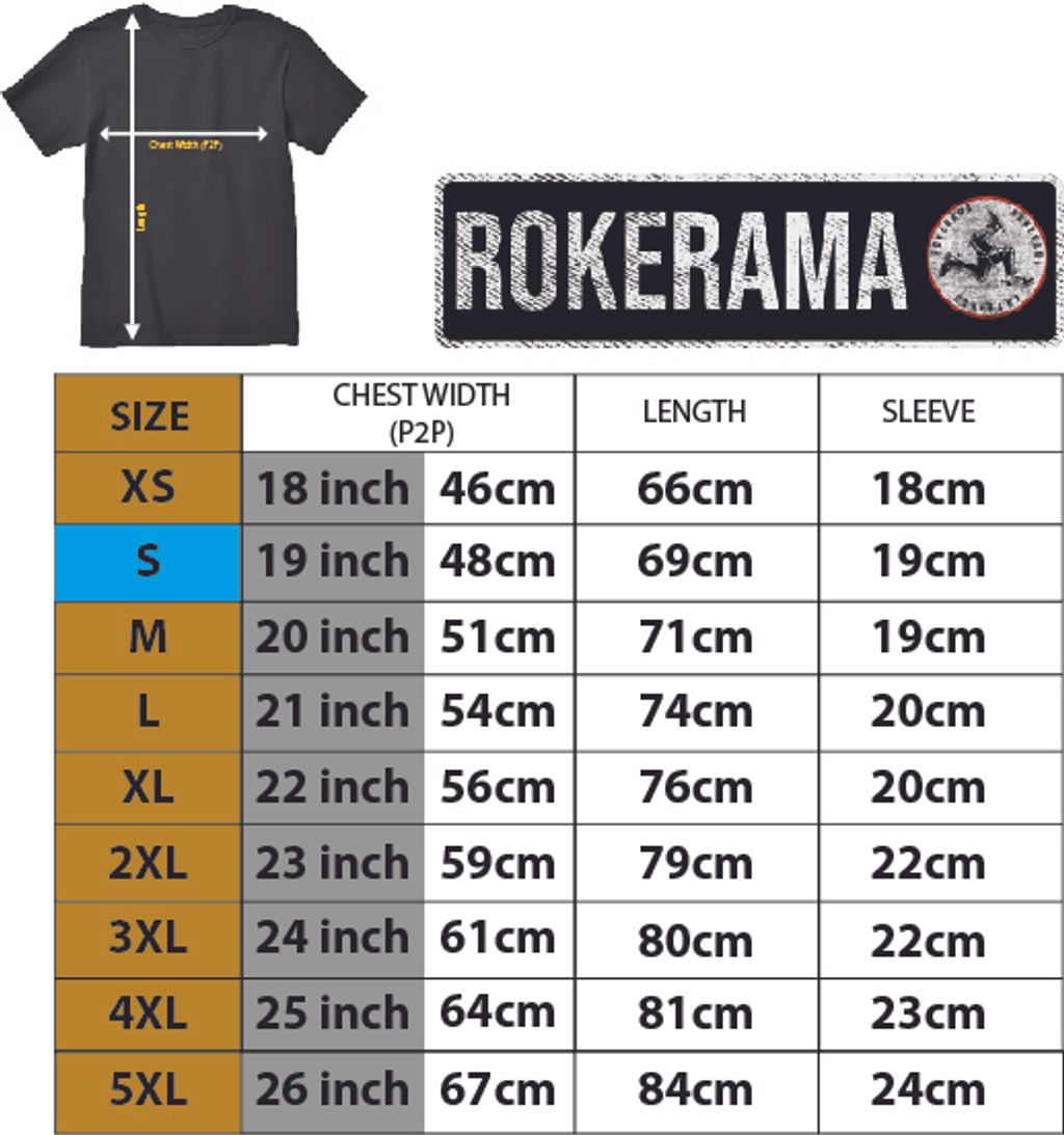 Size Editing Chart Rokerama