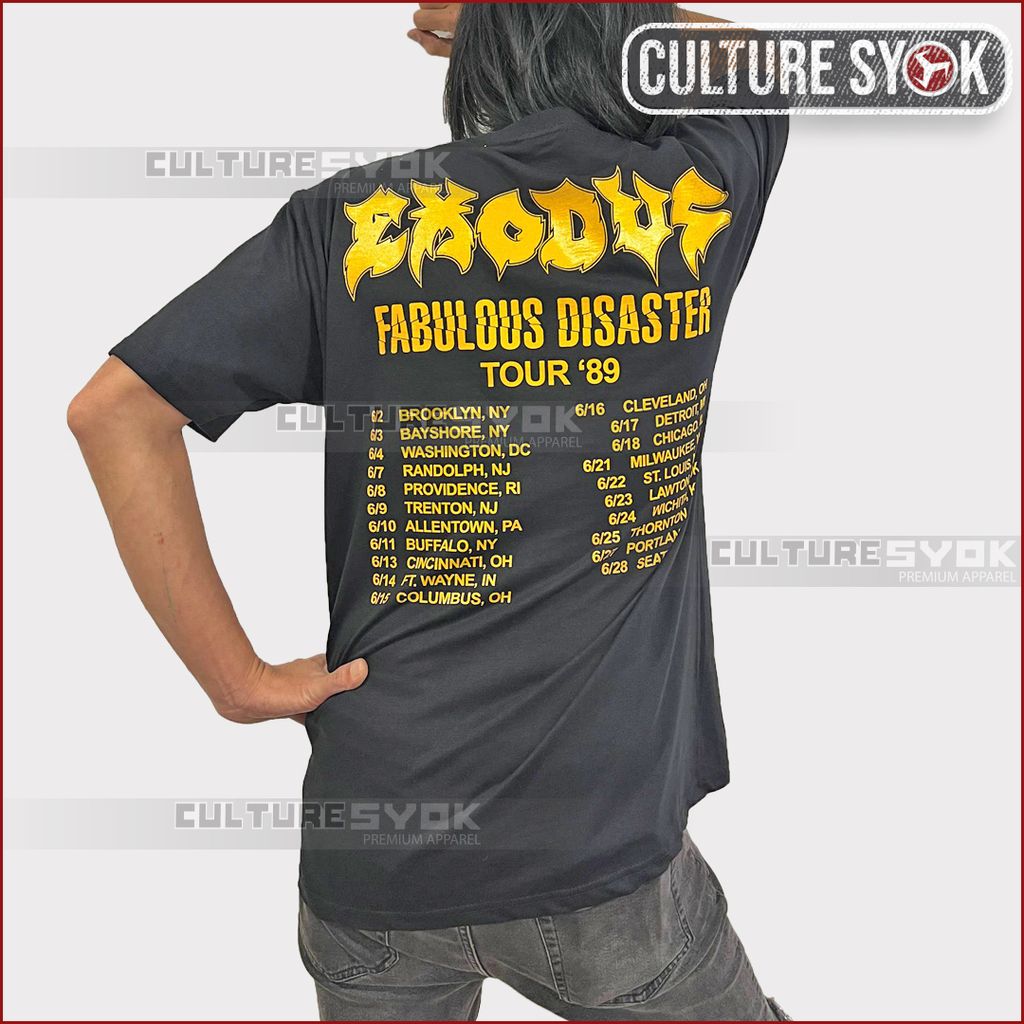 EXODUS 2 metalshirt bandshirt template Mockup