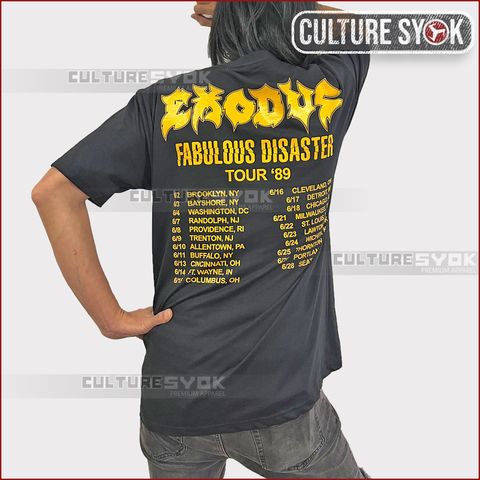 EXODUS 2 metalshirt bandshirt template Mockup