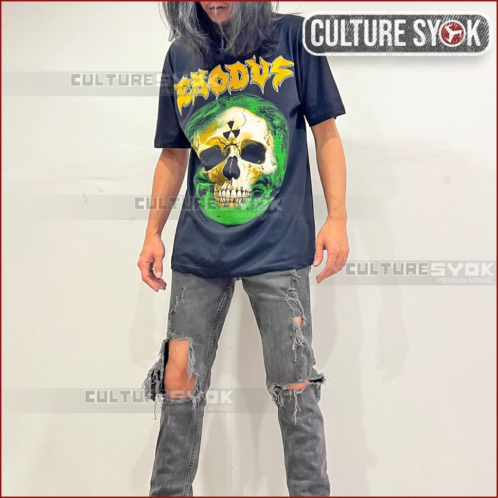 EXODUS 4  metalshirt bandshirt template Mockup