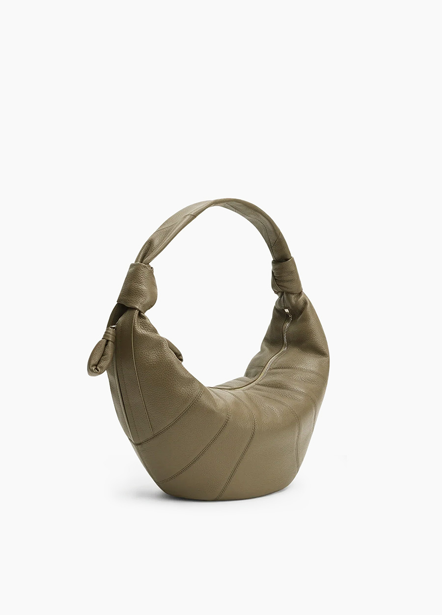 牛角腋下大號-灰卡其-側-白底