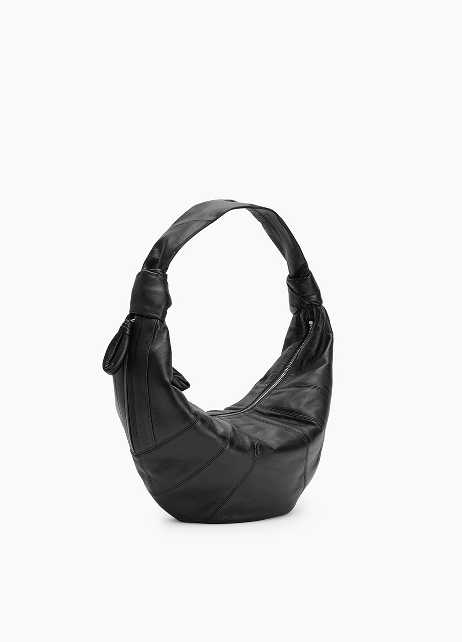 牛角腋下大號-黑-側-白底