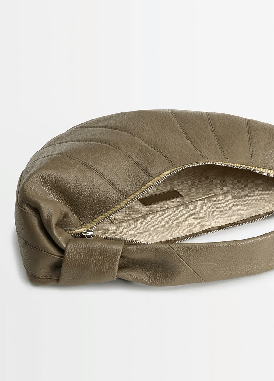 牛角腋下大號-灰卡其-細節-白底