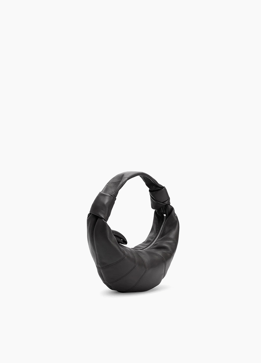 牛角腋下小號-黑-側面-白底