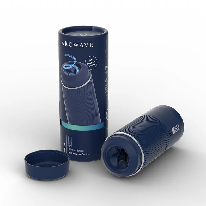 ARCWAVE Pow 使用示意插圖，手動吸力控制讓快感更靈活多樣