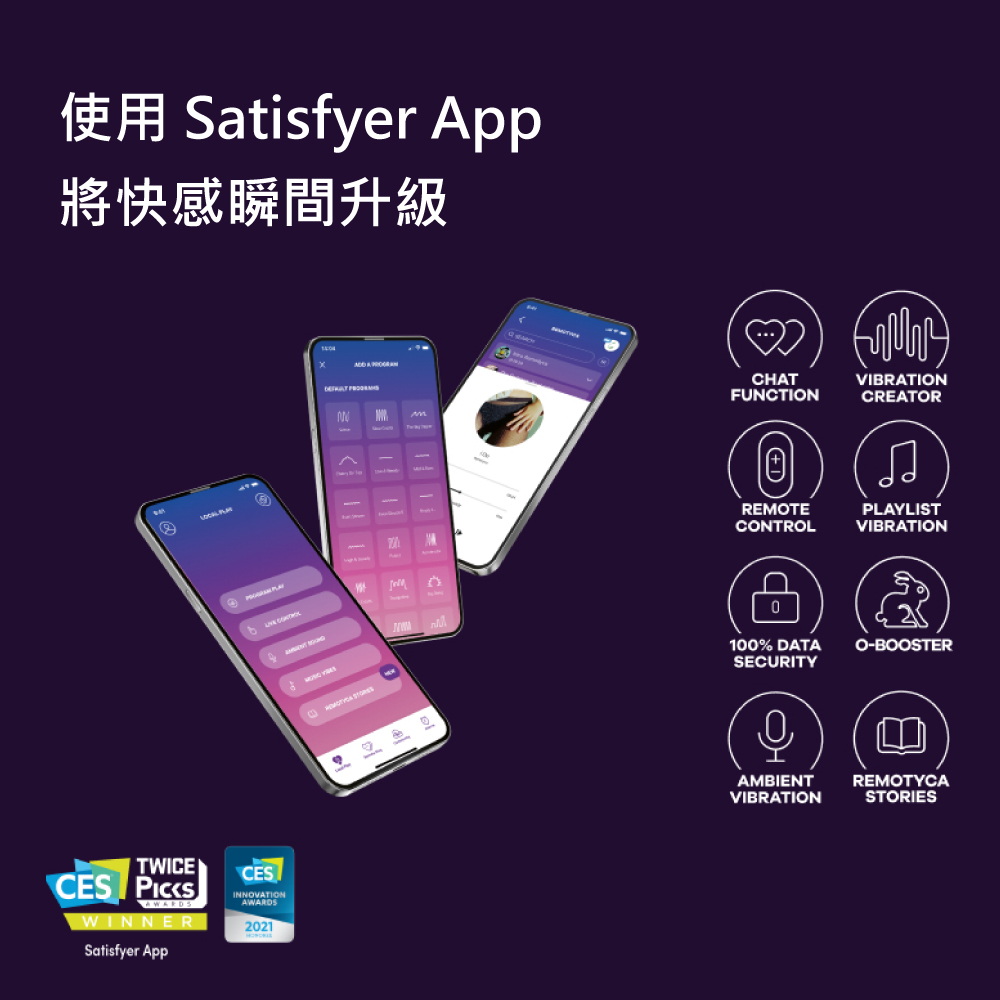 A909809 Pro2 Gen3 智能拍打吸吮器 操作介面與按鍵說明，簡單直覺好控制