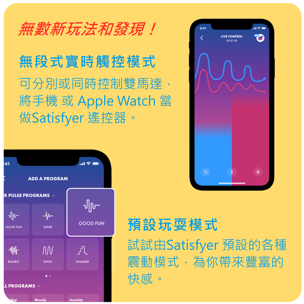 A909809 Pro2 Gen3 智能拍打吸吮器 雙重震動與拍打模式，滿足多元需求