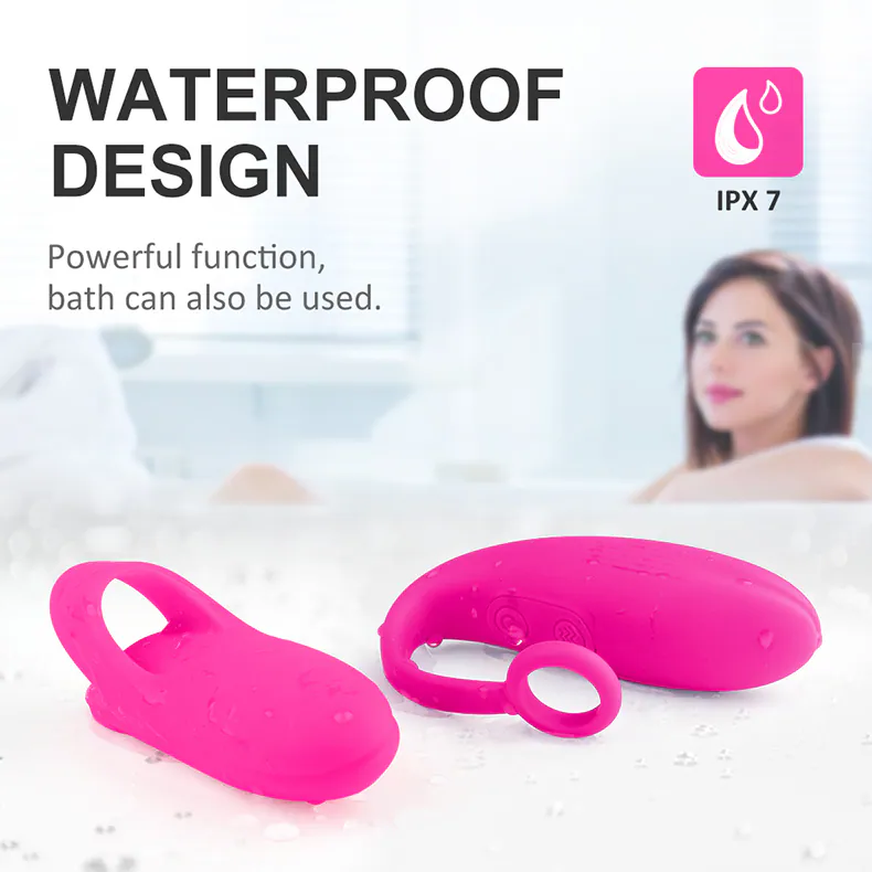 IPX7 全機防水跳蛋｜可於浴室享受並可直接水洗清潔