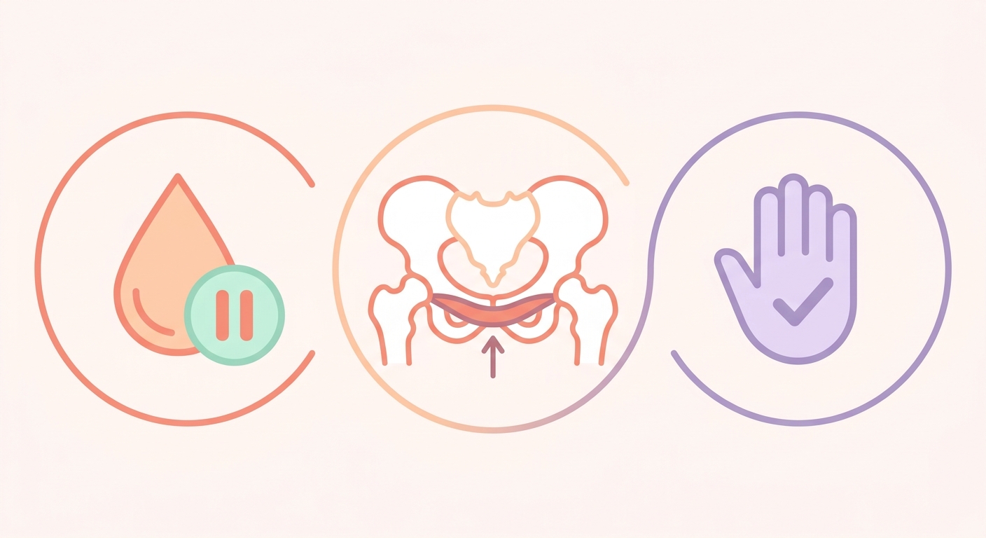 夾氣測試、想像停尿、手指確認