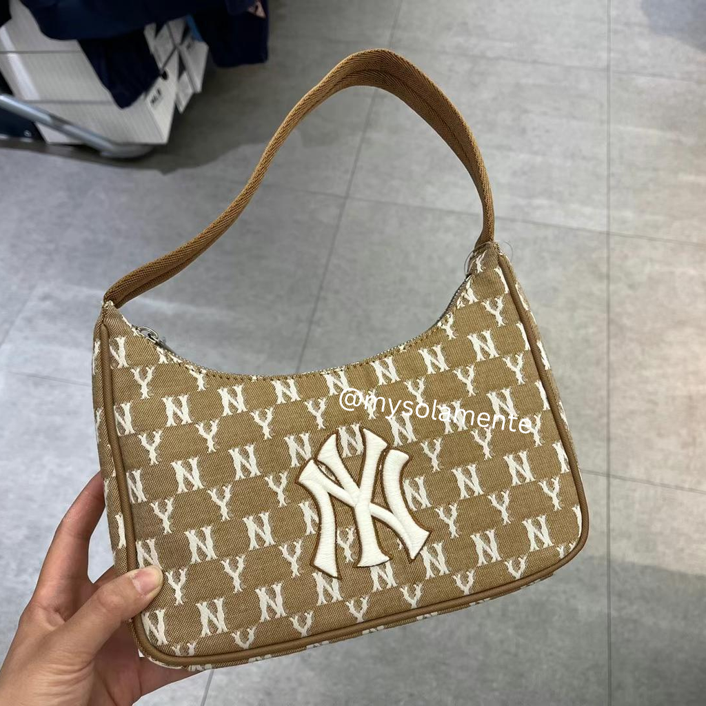 NY Yankees Monogram New Hobo Bag Emerald
