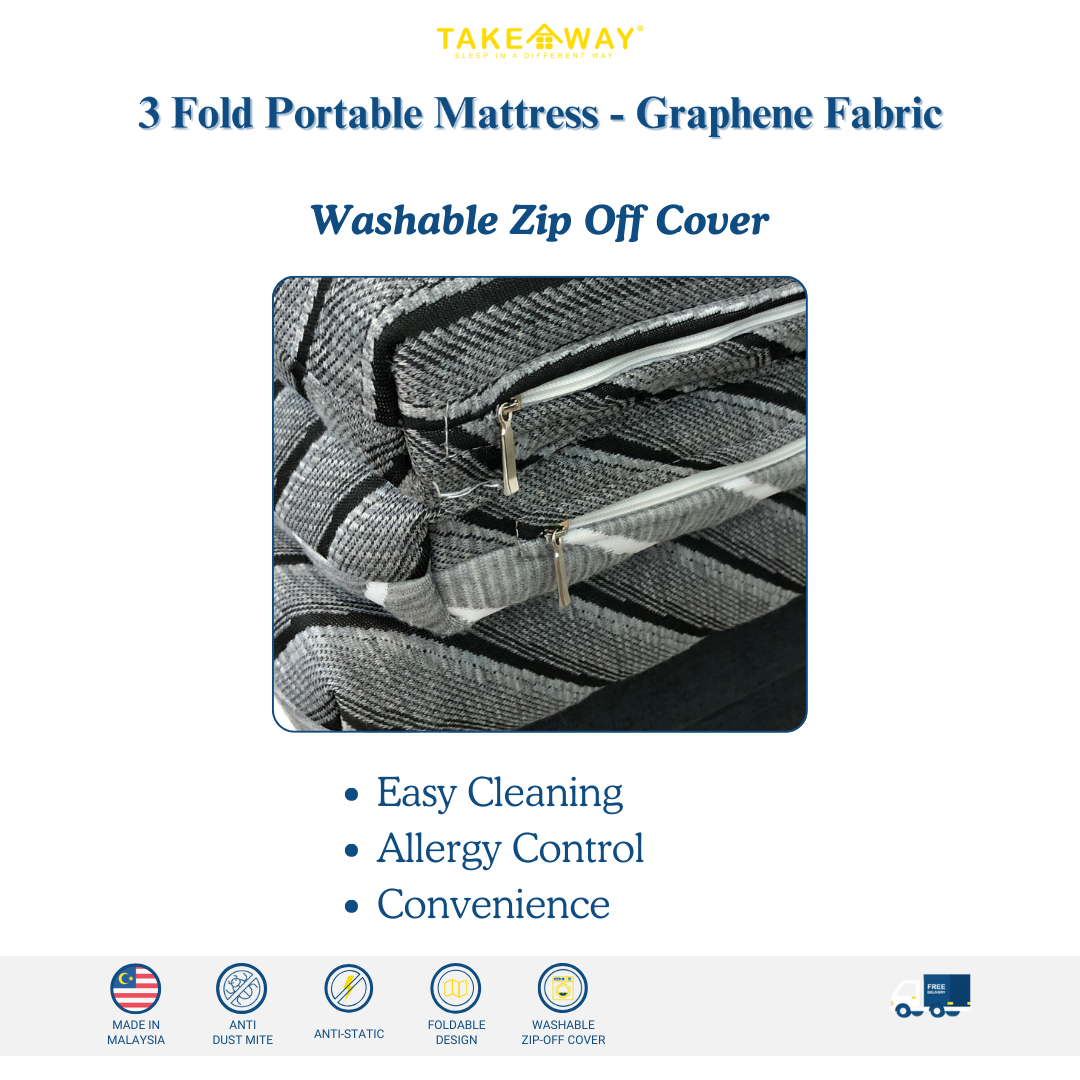 3-Fold Portable Mattress (Graphene) (3)