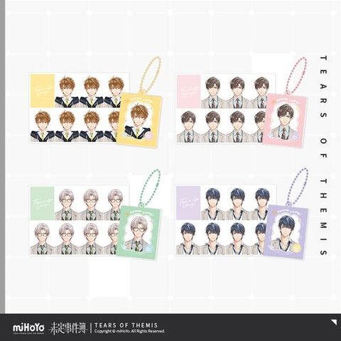 ID Photo Acrylic Keychain Set 1