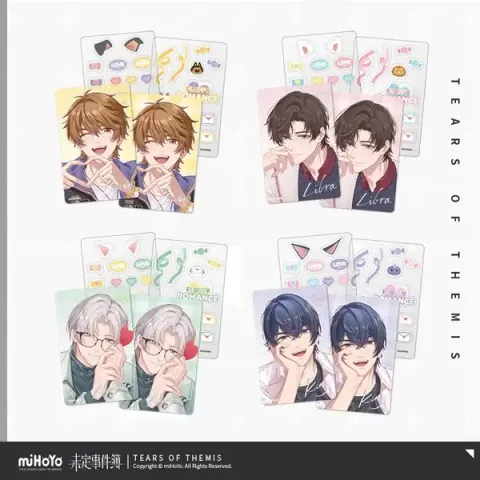 Fluffy Romance Series Photocard Deco Set 1