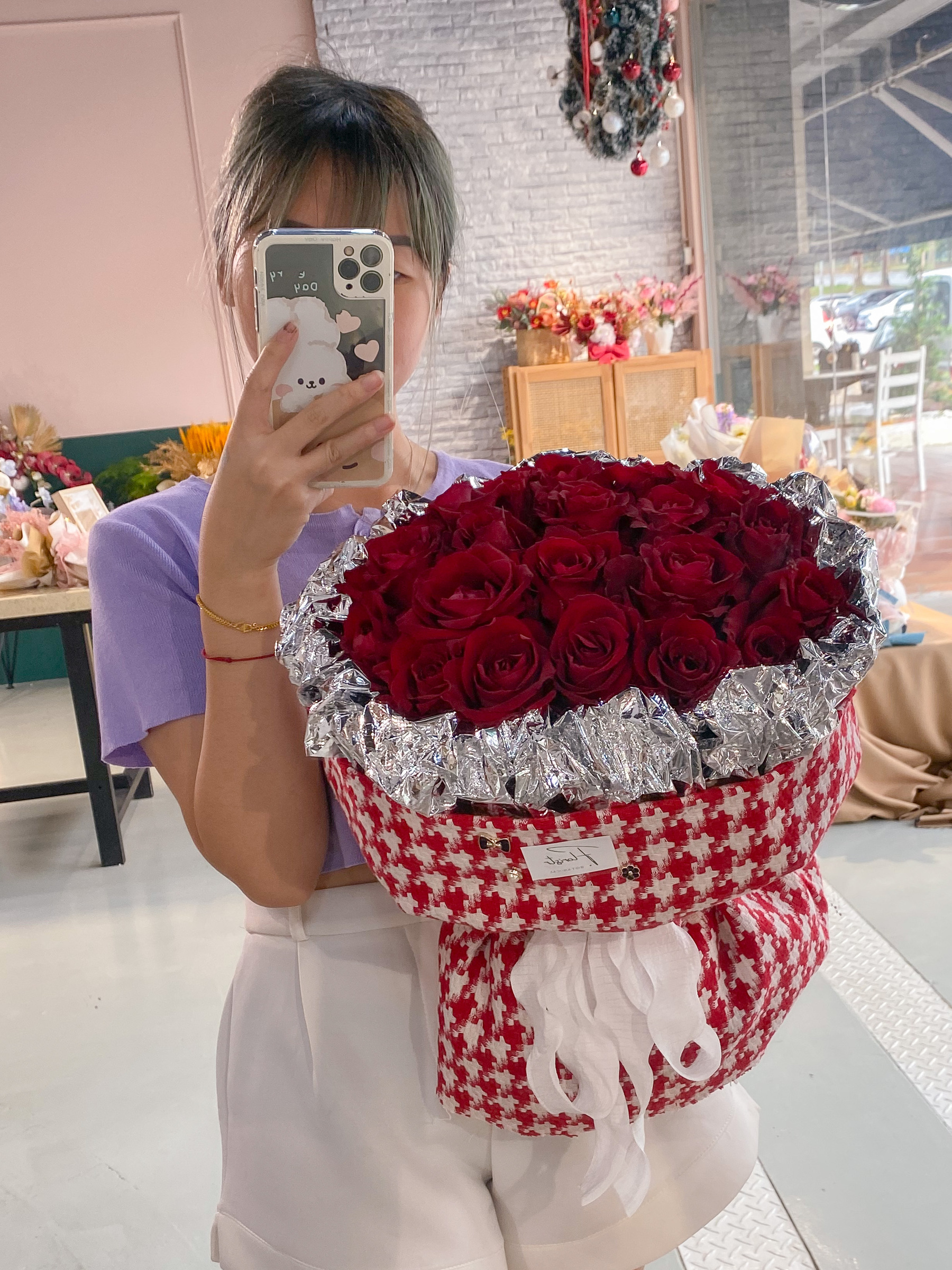 Floristr Florist Seremban Flower Bouquet Valentine 2023 Warmy Mirror