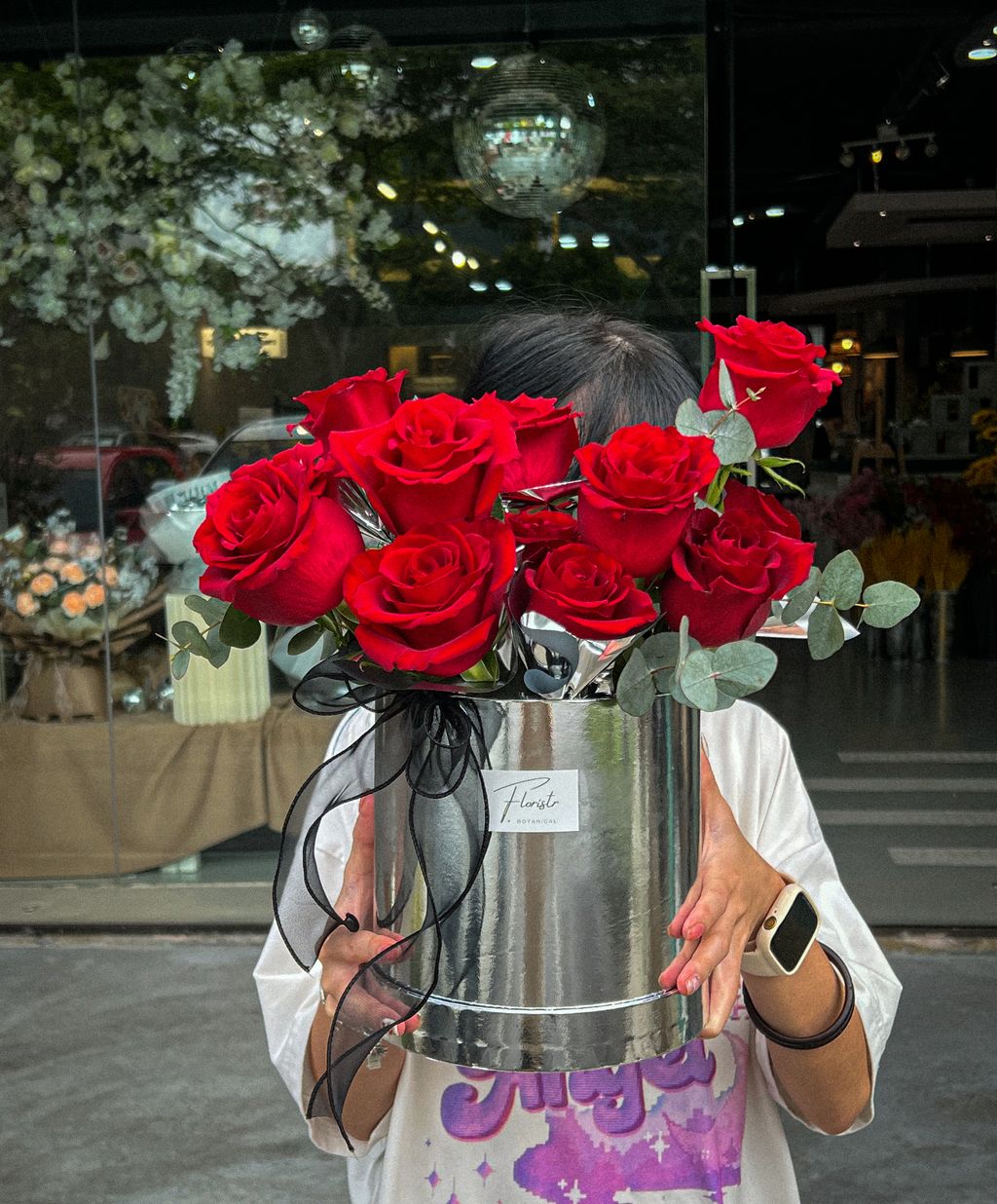 Floristr Florist Seremban Flower Bouquet Valentine 2023 The Metallic