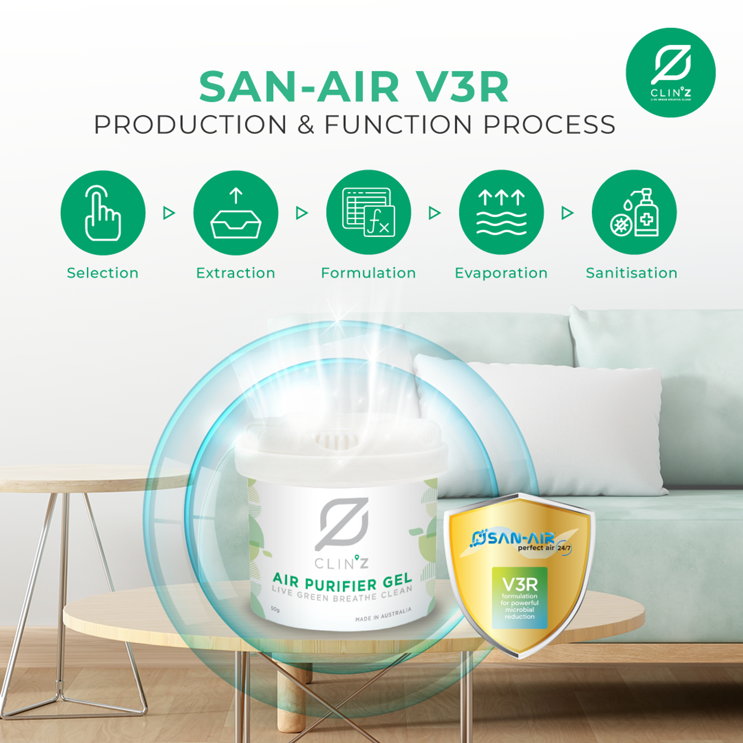 Clinz | Clinz Air Gel