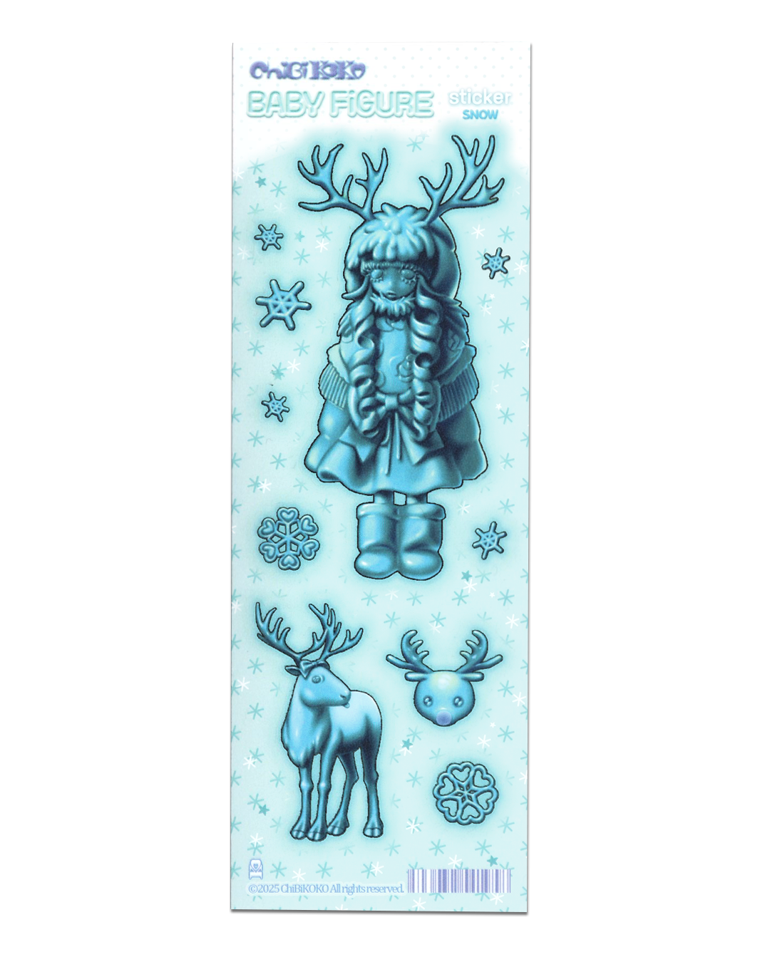 Baby figure sticker - Snow
