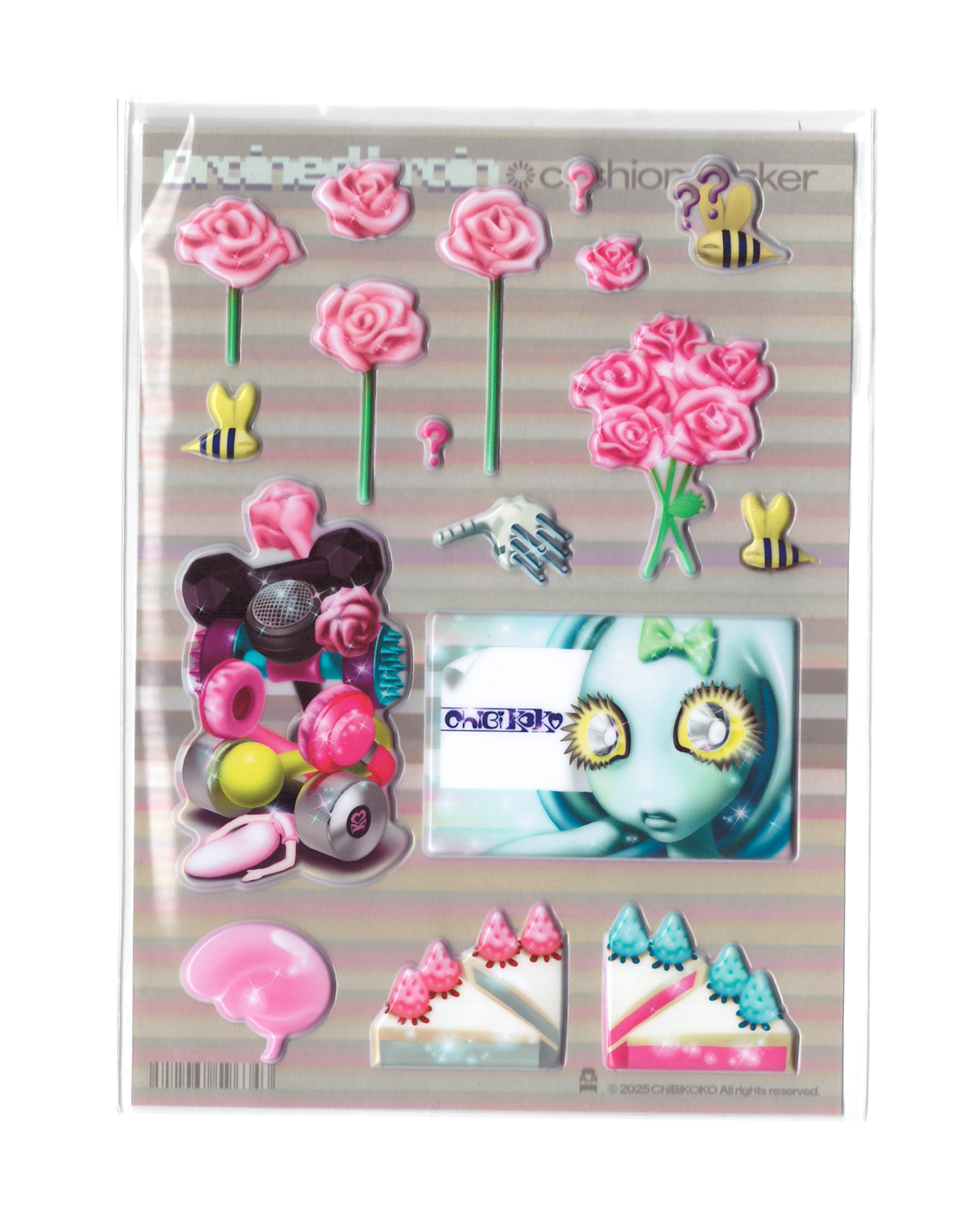 Drained Brain cushion sticker