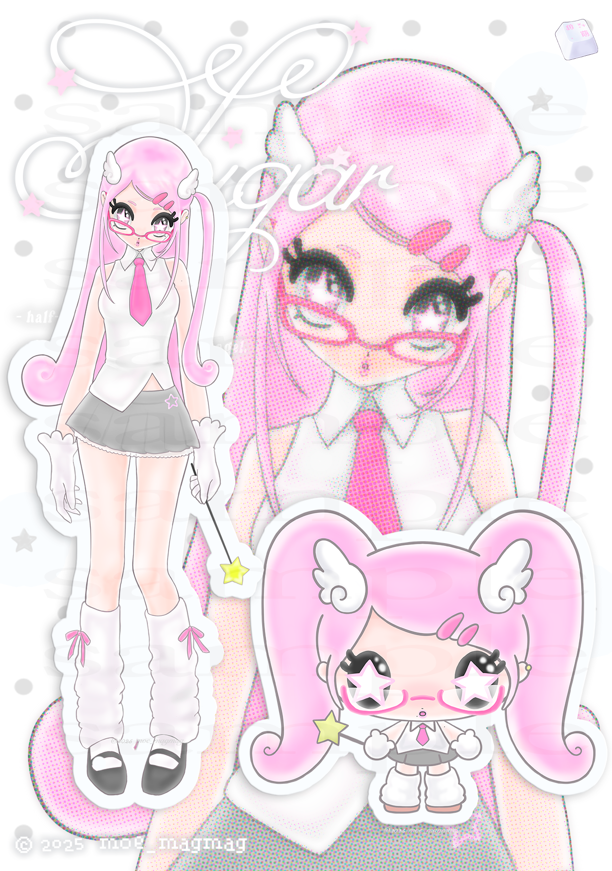 Sugarステッカーセット01sample